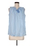 J. McLaughlin Blue Sleeveless Blouse Size M - photo 1