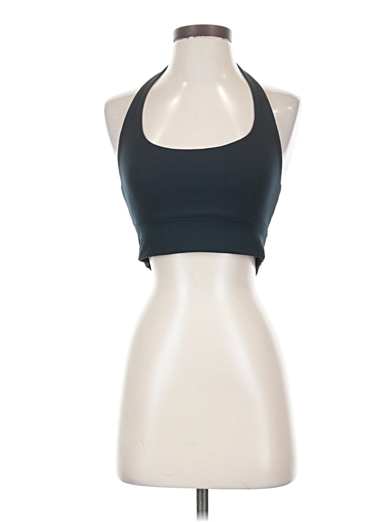 Pre-owned Vitality Tank Top Blue Halter Neckline Tops