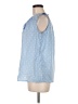 J. McLaughlin Blue Sleeveless Blouse Size M - photo 5