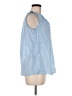 J. McLaughlin Blue Sleeveless Blouse Size M - photo 4