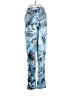 GUESS by Marciano 100% Polyester Print Blue Casual Pants Size 4 - photo 1