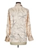 Equipment Print Ivory Long Sleeve Blouse Size M - photo 2