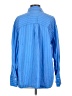 Zara Stripes Blue Long Sleeve Button-Down Shirt Size XS - photo 2