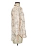 Equipment Print Ivory Long Sleeve Blouse Size M - photo 4