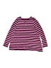 Lands' End Stripes Burgundy Long Sleeve Top Size 6X - photo 1