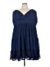 Torrid 100% Polyester Blue Cocktail Dress Size 5X Plus (6) - photo 1