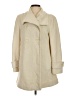 AK Anne Klein Solid Ivory Trenchcoat Size S - photo 1