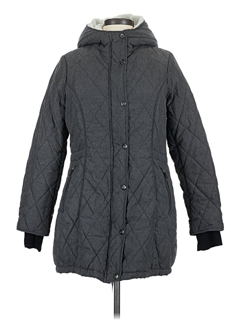 Pre-owned Steve Madden Coat In Gray
