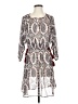 Floreat 100% Polyester Paisley Gray Casual Dress Size S (estimated) - photo 1