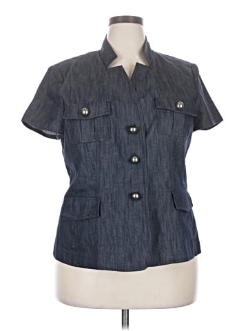 Kasper Short Sleeve Blouse (view 1)