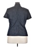 Kasper Blue Short Sleeve Blouse Size 18 - photo 2