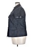 Kasper Blue Short Sleeve Blouse Size 18 - photo 5