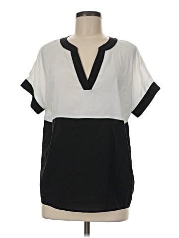 Isaac Mizrahi New York Short Sleeve Blouse (view 1)