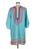 Urban Coco Teal 3/4 Sleeve Blouse Size M - photo 2
