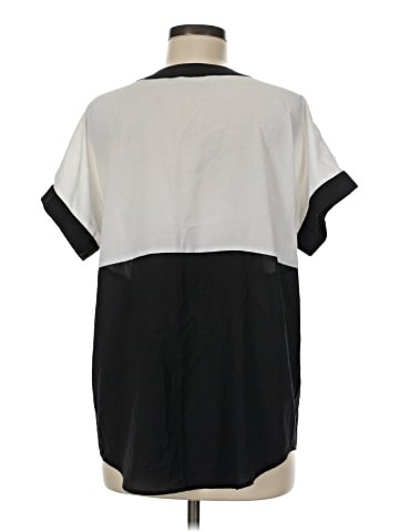 Isaac Mizrahi New York Short Sleeve Blouse (view 2)
