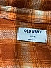 Old Navy 100% Cotton Plaid Brown Orange Long Sleeve Button-Down Shirt Size XL (kids) - photo 3