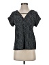 A New Day Gray Short Sleeve Blouse Size XS - photo 1
