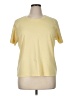 L.L.Bean Solid Yellow Short Sleeve T-Shirt Size 1X - photo 1