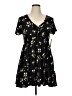 No Boundaries Floral Black Casual Dress Size XL - photo 1