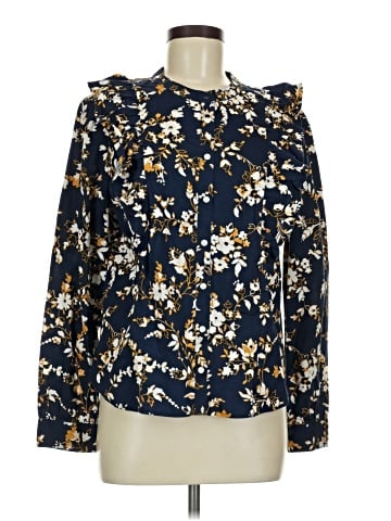 J.Crew Factory Store Long Sleeve Blouse (view 1)