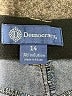 Democracy Chevron-herringbone Blue Jeans Size 14 - photo 7