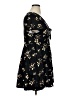 No Boundaries Floral Black Casual Dress Size XL - photo 4