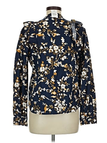 J.Crew Factory Store Long Sleeve Blouse (view 2)