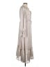 Reset 100% Polyester Ivory Casual Dress Size L - photo 4