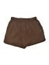 Denim Co Solid Brown Khaki Shorts Size S - photo 2