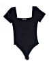 Babaton Solid Black One Piece Swimsuit Size S - photo 1
