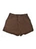 Denim Co Solid Brown Khaki Shorts Size S - photo 1