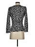 J.Crew 100% Polyester Black 3/4 Sleeve Top Size 0 - photo 2