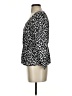 J.Crew 100% Polyester Black 3/4 Sleeve Top Size 0 - photo 5