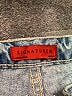 Signature 8 100% Cotton Graphic Blue Jeans Size M - photo 7