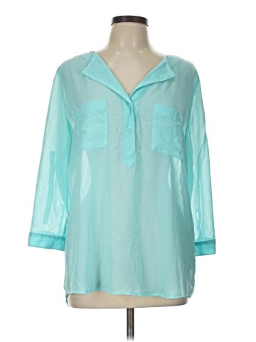Maurices 3/4 Sleeve Blouse (view 1)