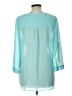 Maurices 100% Polyester Teal 3/4 Sleeve Blouse Size L - photo 2