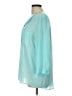 Maurices 100% Polyester Teal 3/4 Sleeve Blouse Size L - photo 5