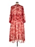 Maison Tara 100% Polyester Paisley Red Casual Dress Size 20 - photo 2