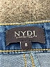 NYDJ Hearts Blue Jeans Size 8 - photo 7