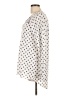 Faded Glory 100% Polyester Polka Dots Ivory Long Sleeve Blouse Size 12 - photo 5