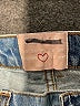REVICE Hearts Blue Jeans Size 30 waist - photo 7