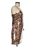 City Studio Animal Print Brown Cocktail Dress Size M - photo 4
