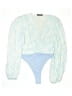 Boohoo 100% Polyester Blue Swimsuit Top Size 6 - photo 1