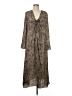 MNG 100% Polyester Animal Print Brown Casual Dress Size M - photo 1