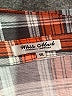 White Mark 100% Polyester Plaid Orange 3/4 Sleeve Blouse Size 1X - photo 7