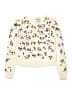 Michael Simon Floral Ivory Pullover Sweater Size S (estimated, youth) - photo 1
