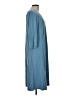 L.L.Bean Solid Blue Casual Dress Size L - photo 4