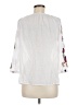 BB Dakota White 3/4 Sleeve Blouse Size M - photo 2