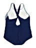 Lands' End Print Blue One Piece Swimsuit Size 18 - photo 2