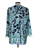 Lilly Pulitzer 100% Polyester Blue 3/4 Sleeve Blouse Size L - photo 2